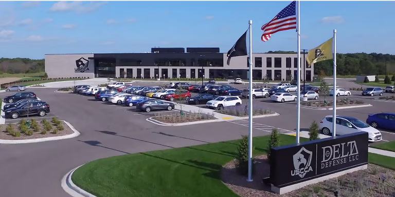 Delta Defense headquarters aerial view