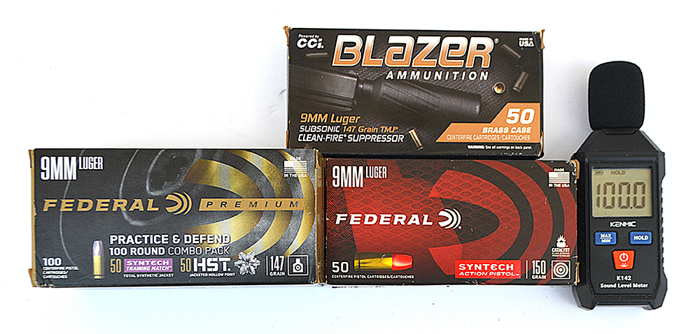 A variety of boxed ammo suitable for use with a suppressor.